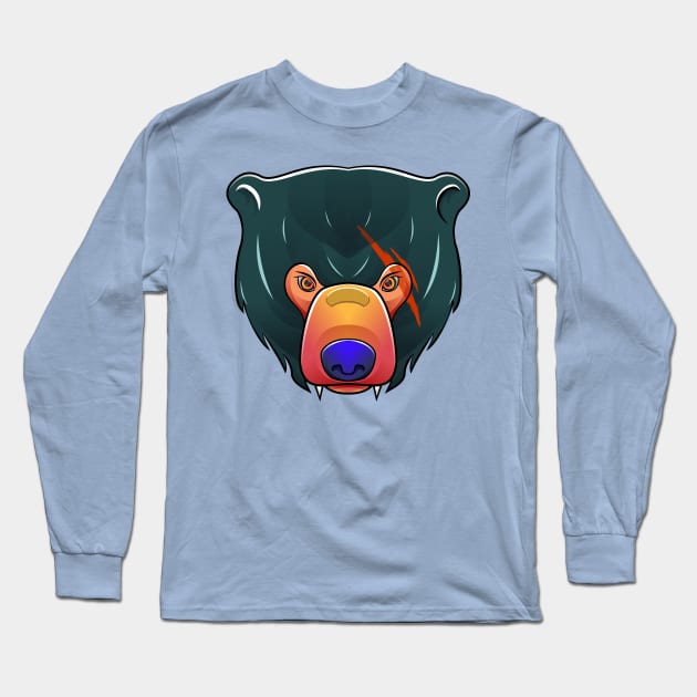 SUN BEAR Long Sleeve T-Shirt by RahmanDG